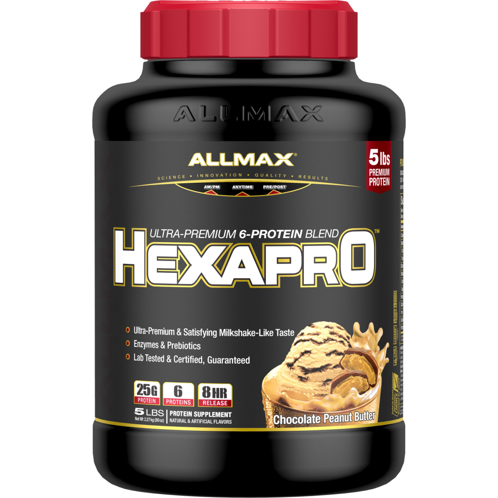 AllMax Nutrition HexaPro - 5lbs Chocolate Peanut Butter