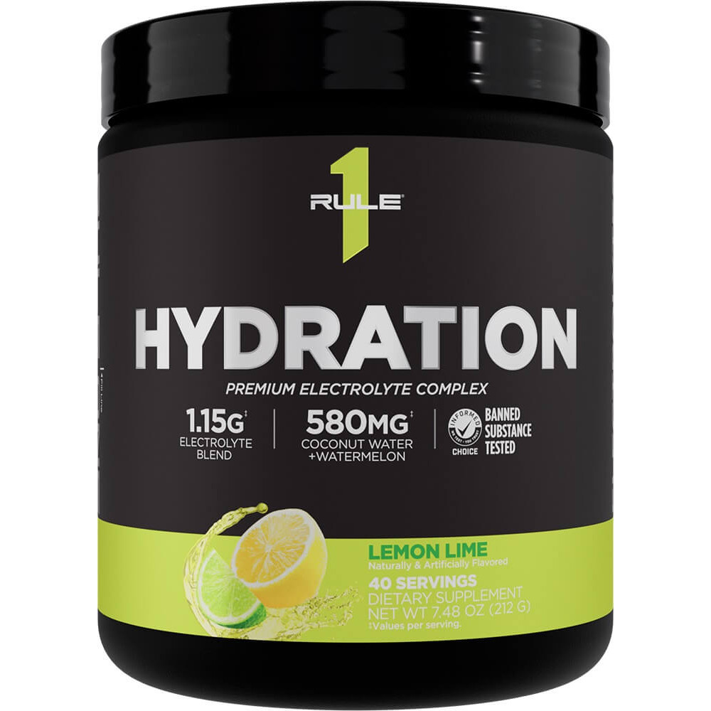 Rule 1 Hydration - 40 Servings Lemon Lime