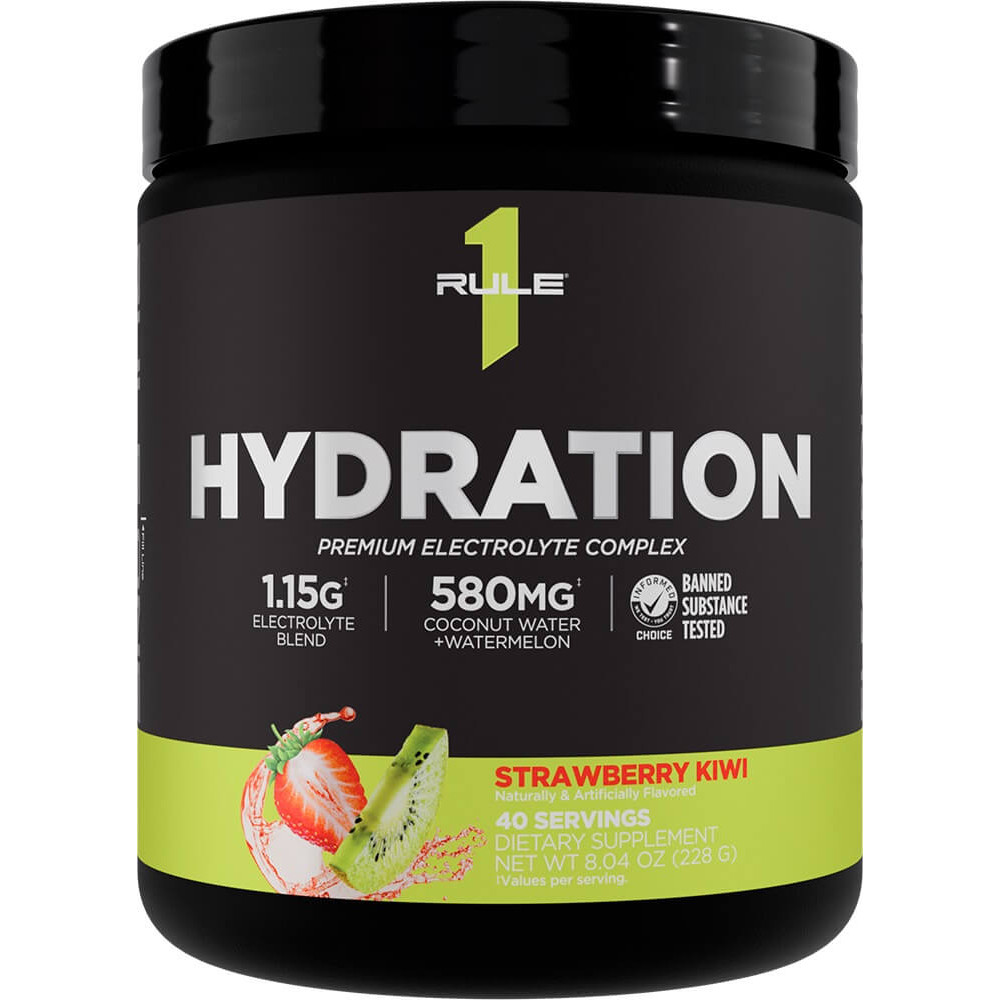Rule 1 Hydration - 40 Servings Strawberry Kiwi