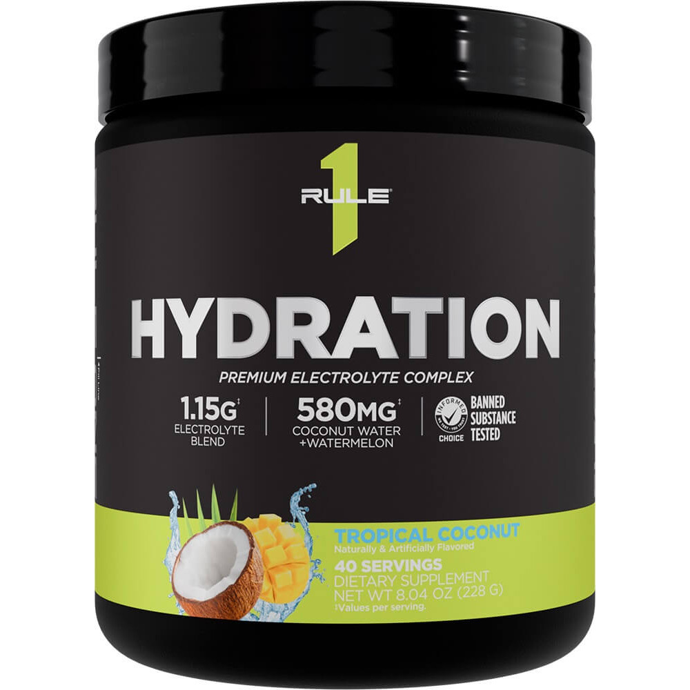 Rule 1 Hydration - 40 Servings Tropical Coconut