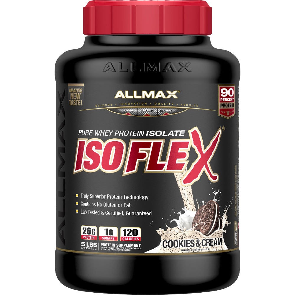 AllMAX IsoFlex Whey Isolate 5lbs Cookies & Cream
