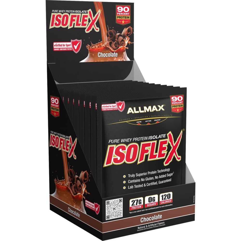 AllMax Nutrition IsoFlex - 10 Packets Chocolate