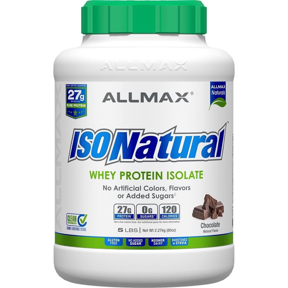 AllMax Nutrition IsoNatural - 5lbs Chocolate