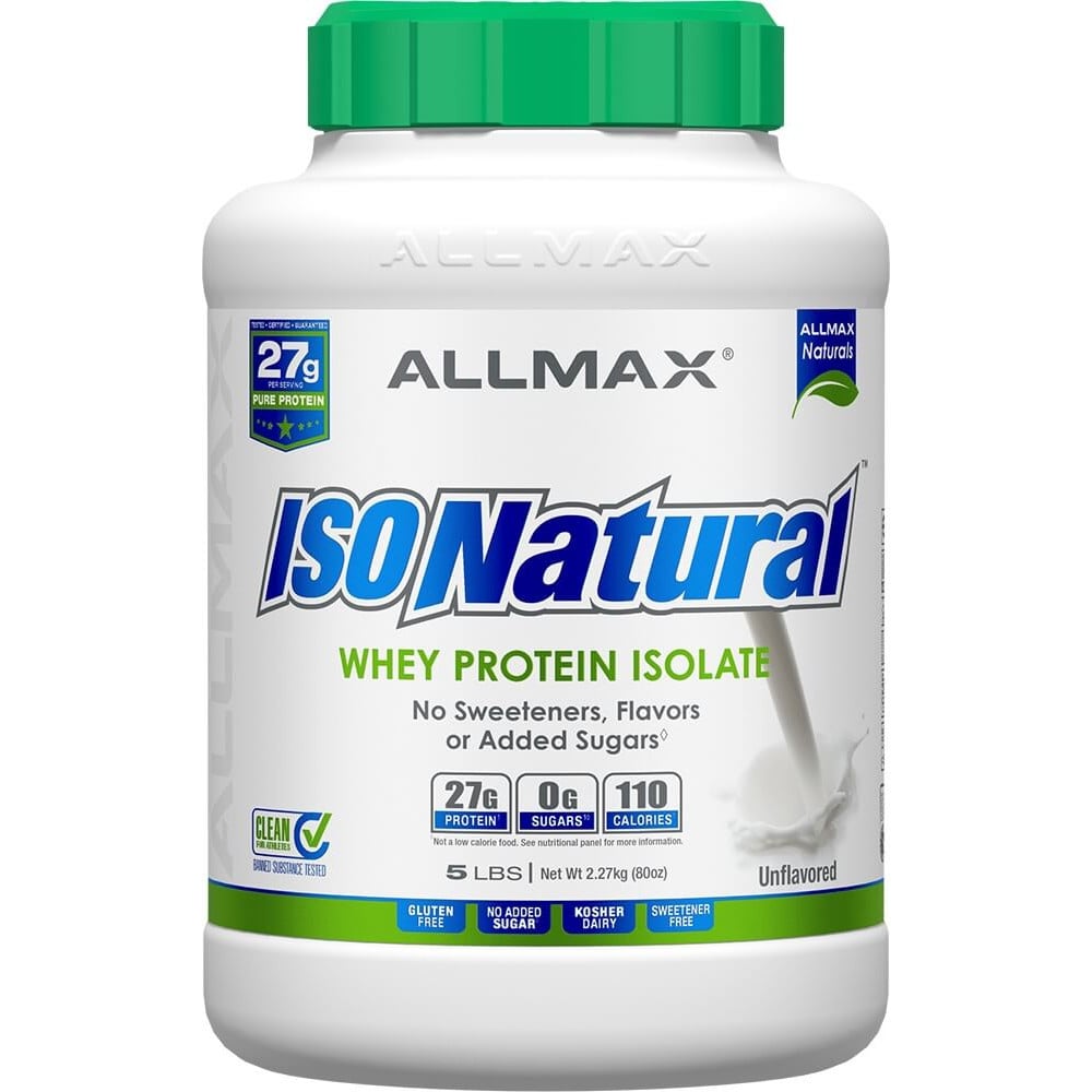 AllMax Nutrition IsoNatural - 5lbs Unflavored