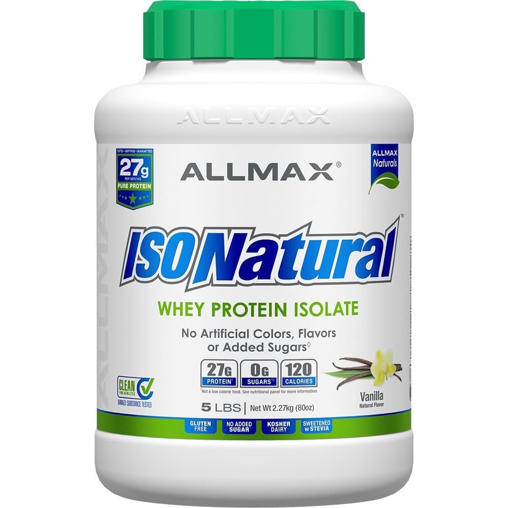 AllMax Nutrition IsoNatural - 5lbs Vanilla
