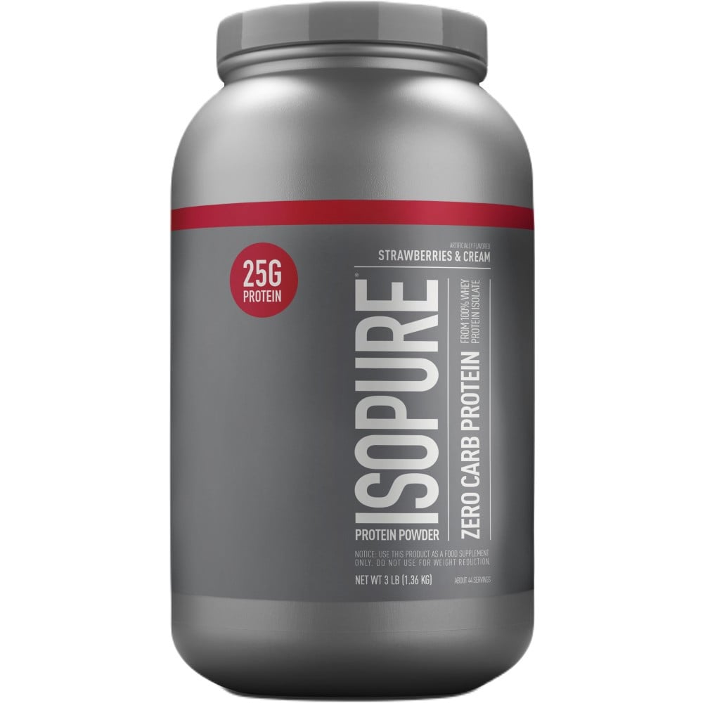 Nature's Best Isopure Zero Carb Protein - 3lbs Strawberries & Cream