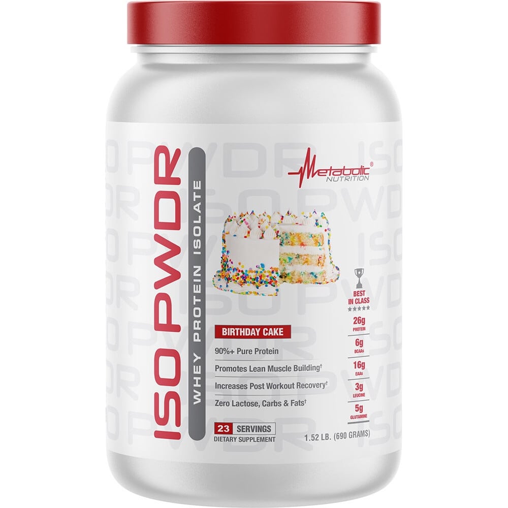 Metabolic Nutrition Iso PWDR - 1.52lbs Birthday Cake