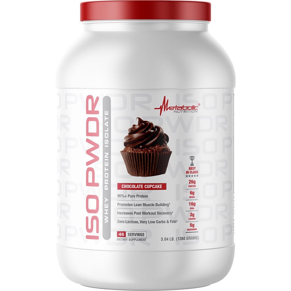 Metabolic Nutrition Iso PWDR - 3.04lbs Chocolate Cupcake
