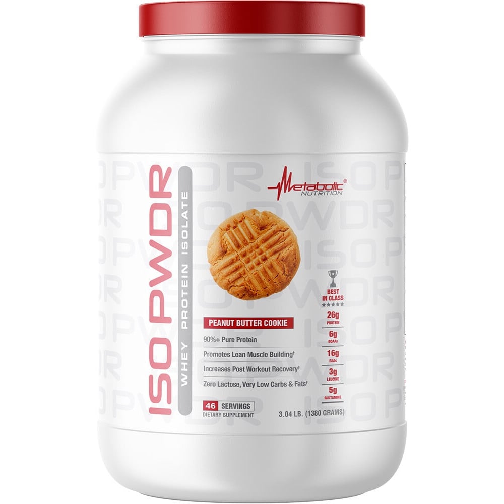 Metabolic Nutrition Iso PWDR - 3.04lbs Peanut Butter Cookie