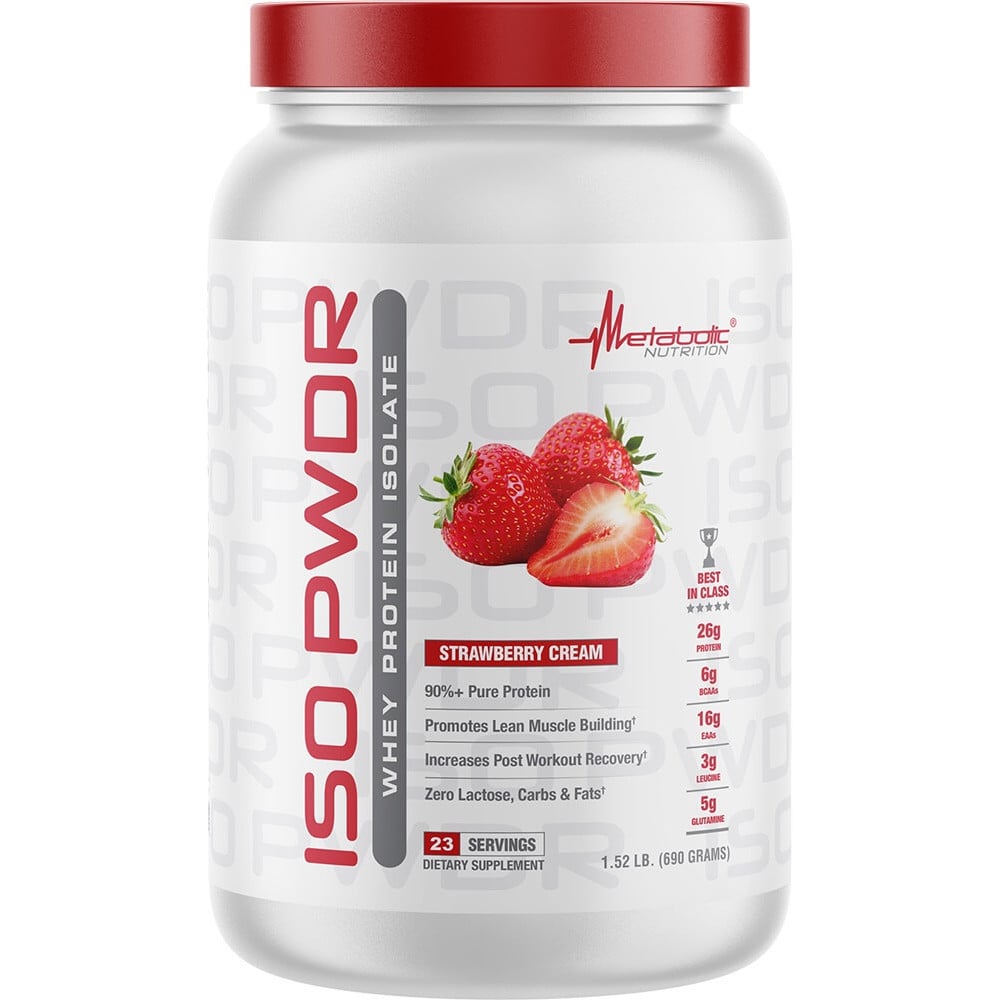 Metabolic Nutrition Iso PWDR - 1.52lbs Strawberry Cream