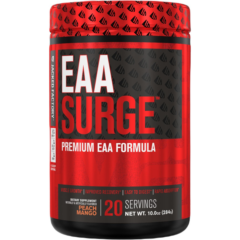 Jacked Factory EAA Surge - 20 Servings Peach Mango