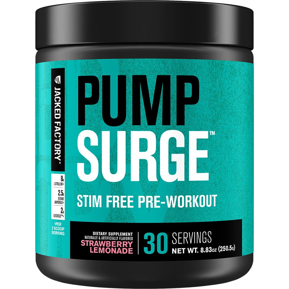 Jacked Factory Pumpsurge - 30 Servings Strawberry Lemonade