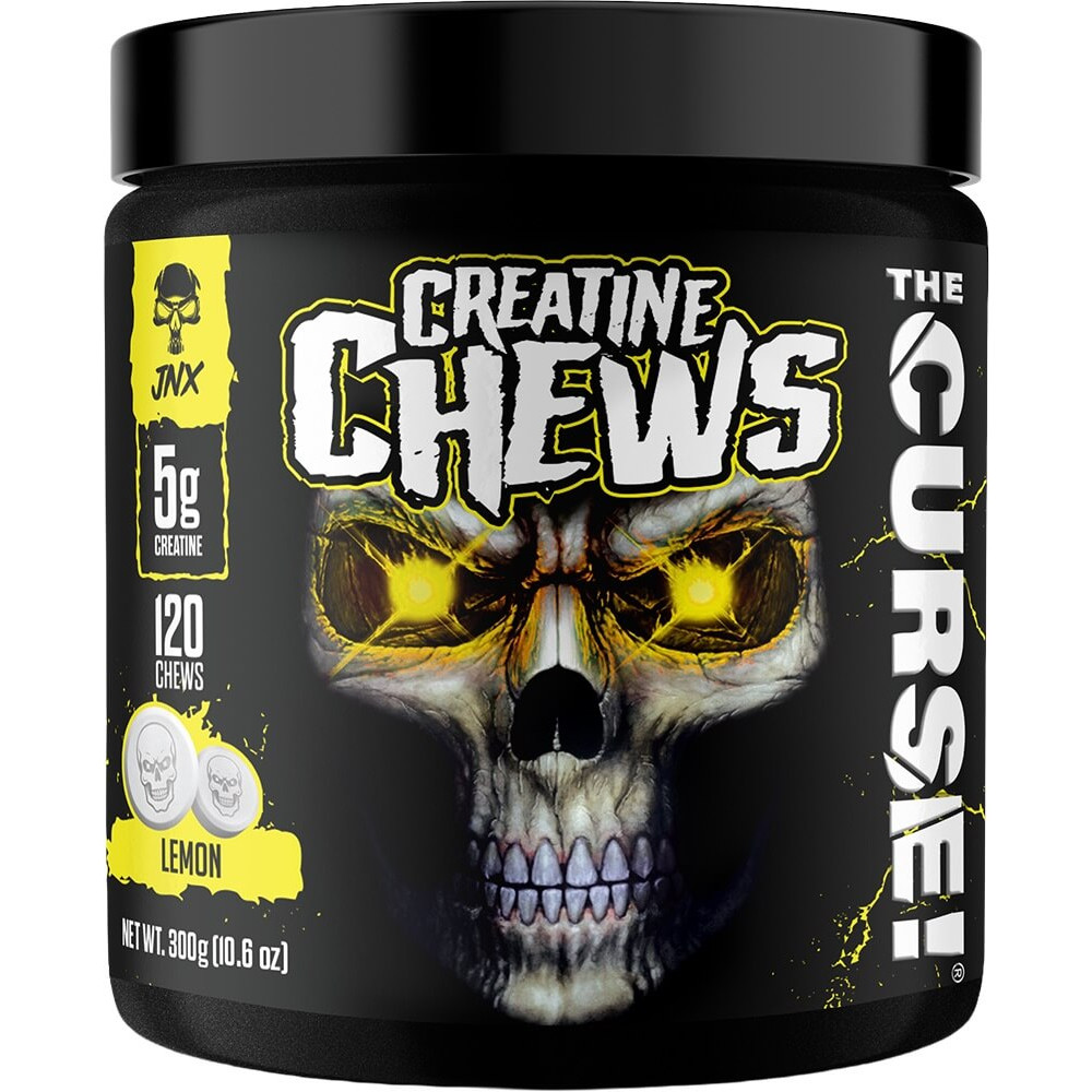 JNX Sports The Curse! Creatine Chews - 120 Chews Lemon