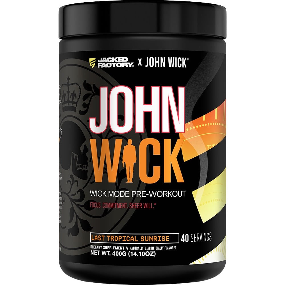 Jacked Factory Wick Mode Pre-Workout - 40 Servings Tropical Sunrise
