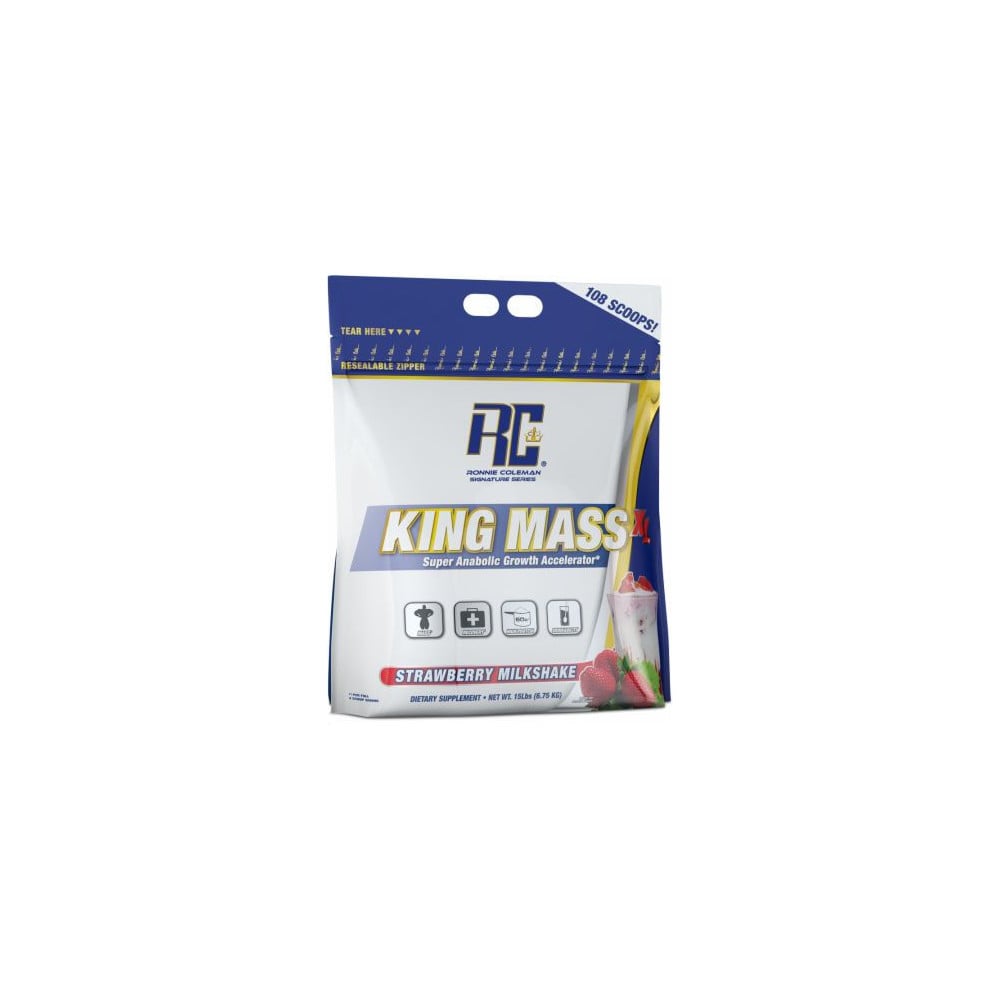 Ronnie Coleman King Mass XL - 15lbs Strawberry Milkshake