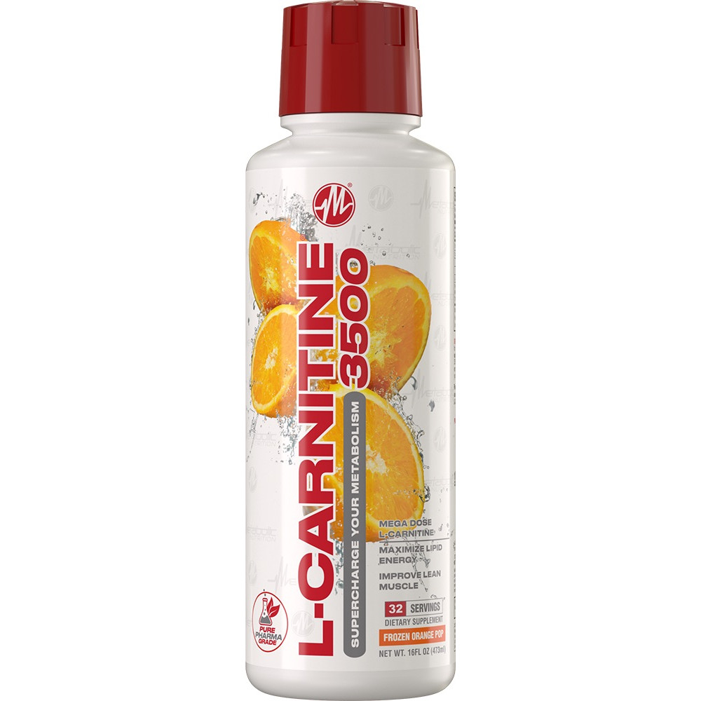 Metabolic Nutrition L-Carnitine 3500 - 32 Servings Frozen Orange Pop
