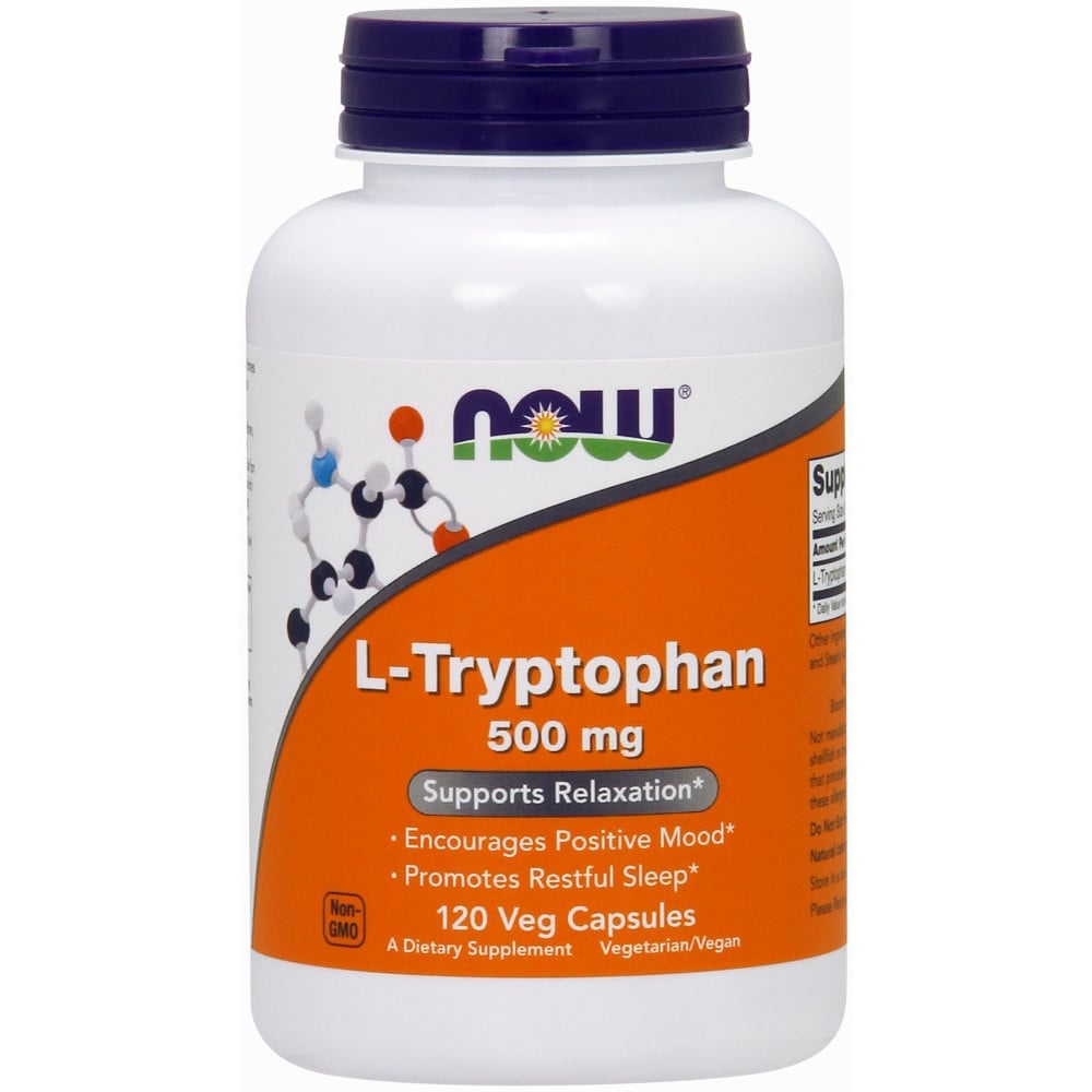 NOW Foods L-Tryptophan 500mg - 120 VCaps