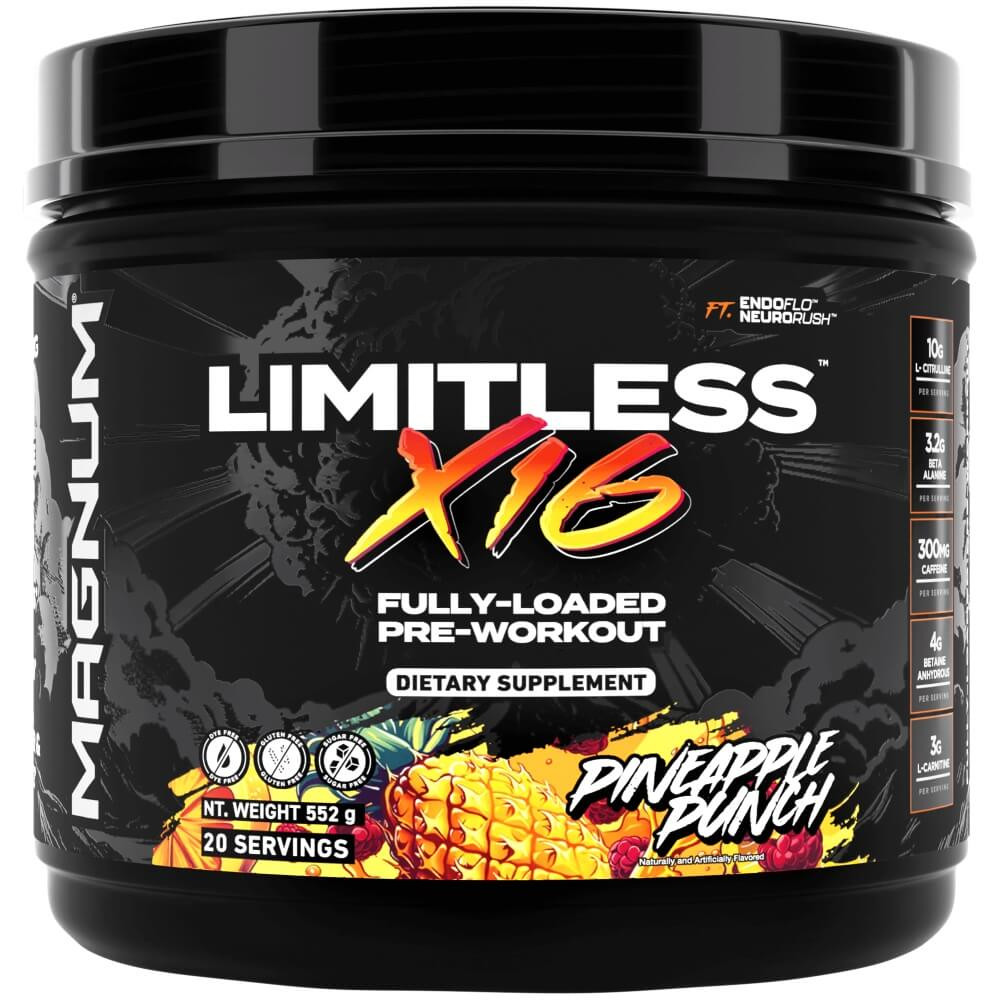 Magnum Nutraceuticals Limitless X16 - 20 Servings Pineapple Punch