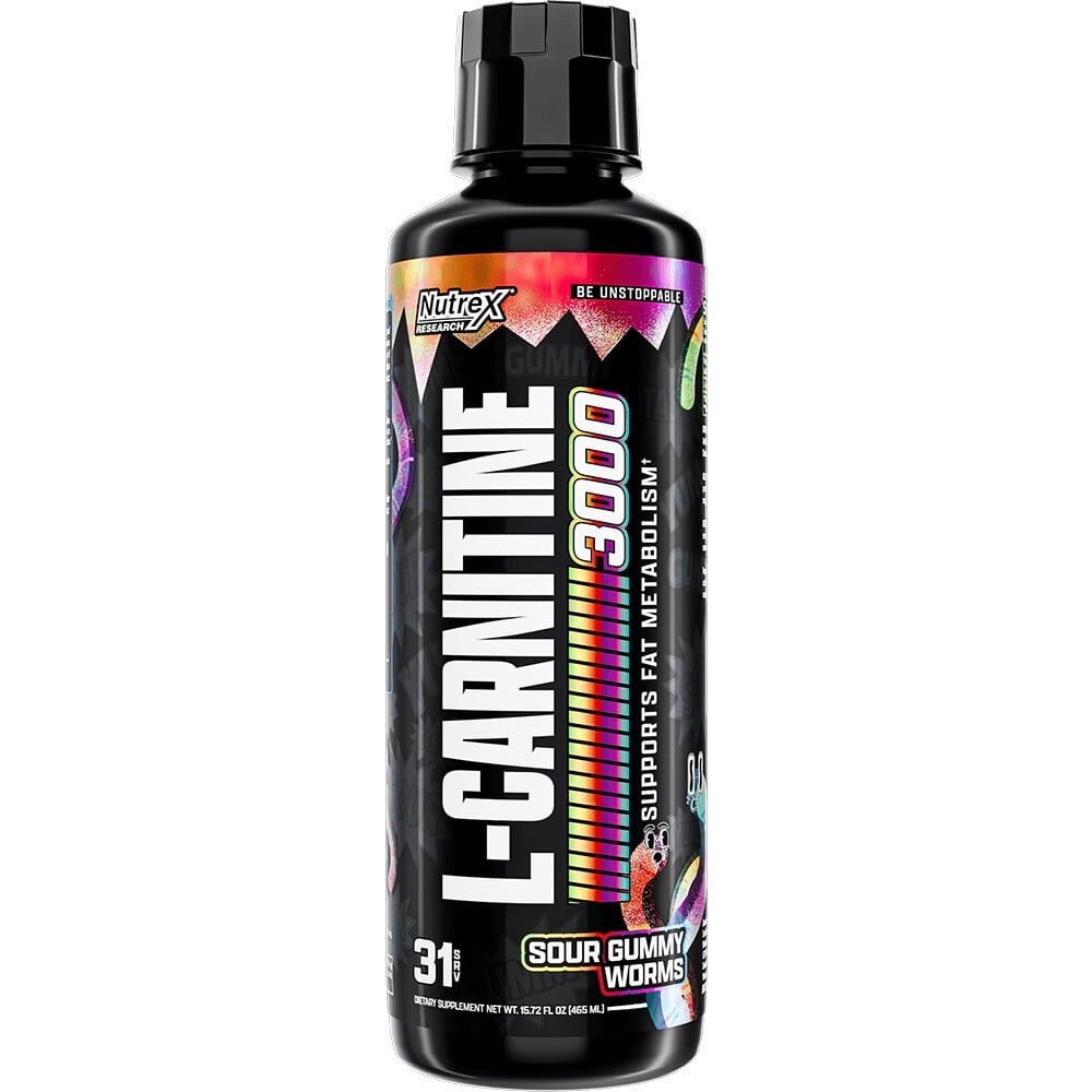 Nutrex Liquid Carnitine 3000 - 31 Servings Sour Gummy