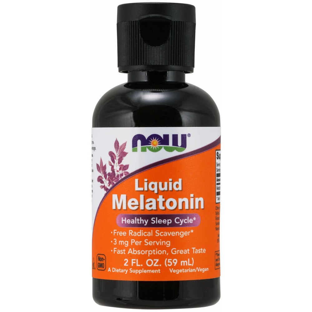 NOW Foods Liquid Melatonin 3mg 2oz Unflavored