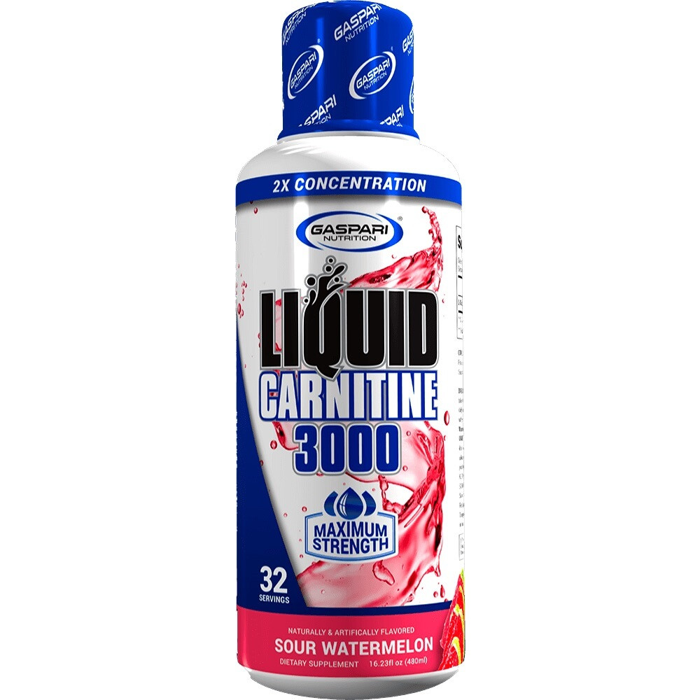 Gaspari Nutrition Liquid Carnitine 3000 - 32 Servings Sour Watermelon