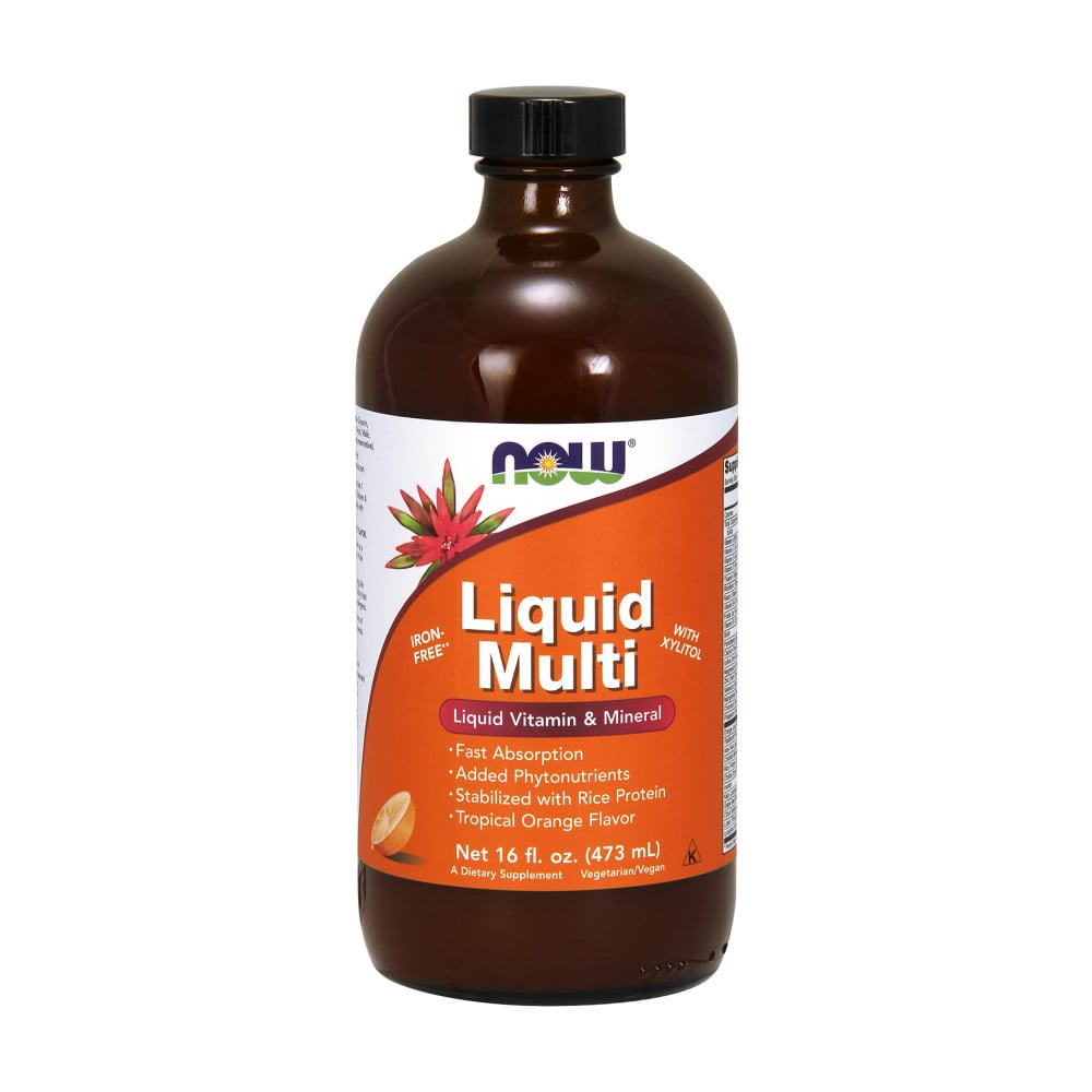 NOW Foods Liquid Multi - 16 Fl. Oz. Tropical Orange