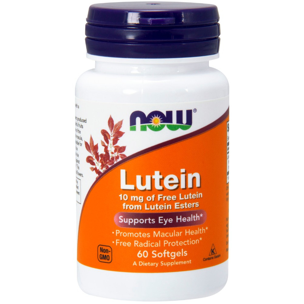 NOW Foods Lutein 10mg - 60 Softgels