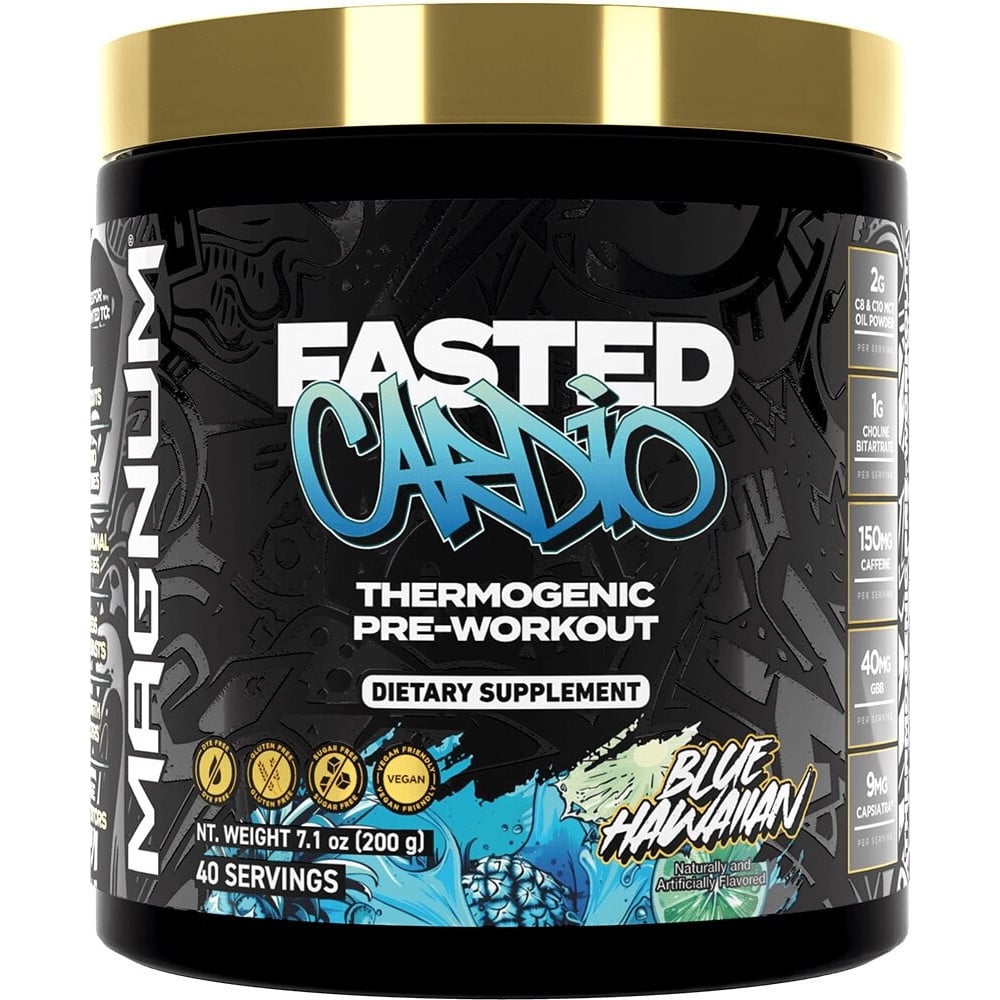 Magnum Nutraceuticals Fasted Cardio - 40 Servings Blue Hawaiian