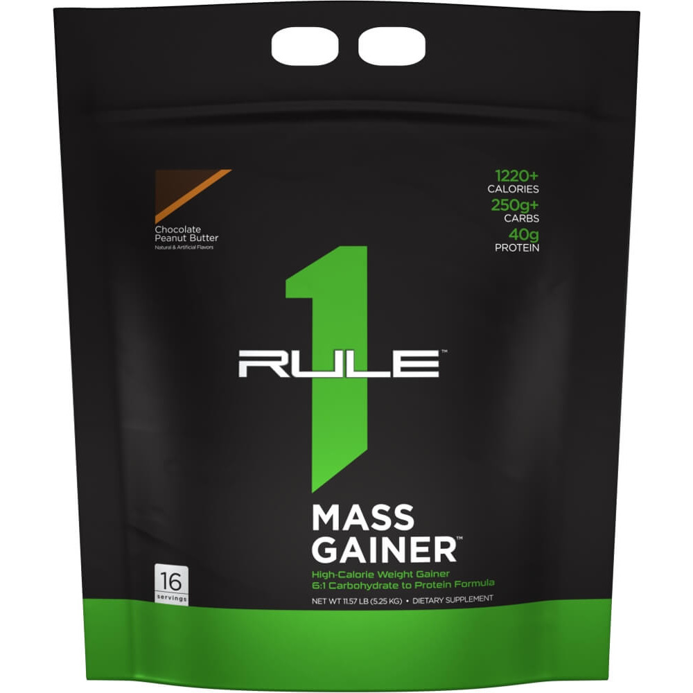 Rule 1 R1 Mass Gainer - 11lbs Chocolate Peanut Butter