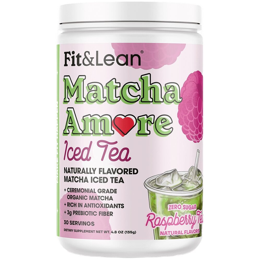 MHP Fit & Lean Matcha Amore - 30 Servings Raspberry Tea
