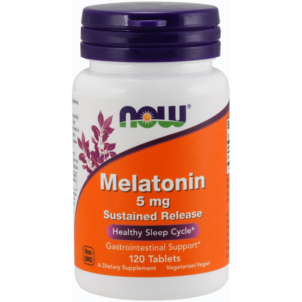 NOW Foods Melatonin 5mg Sustained Release - 120 Tablets