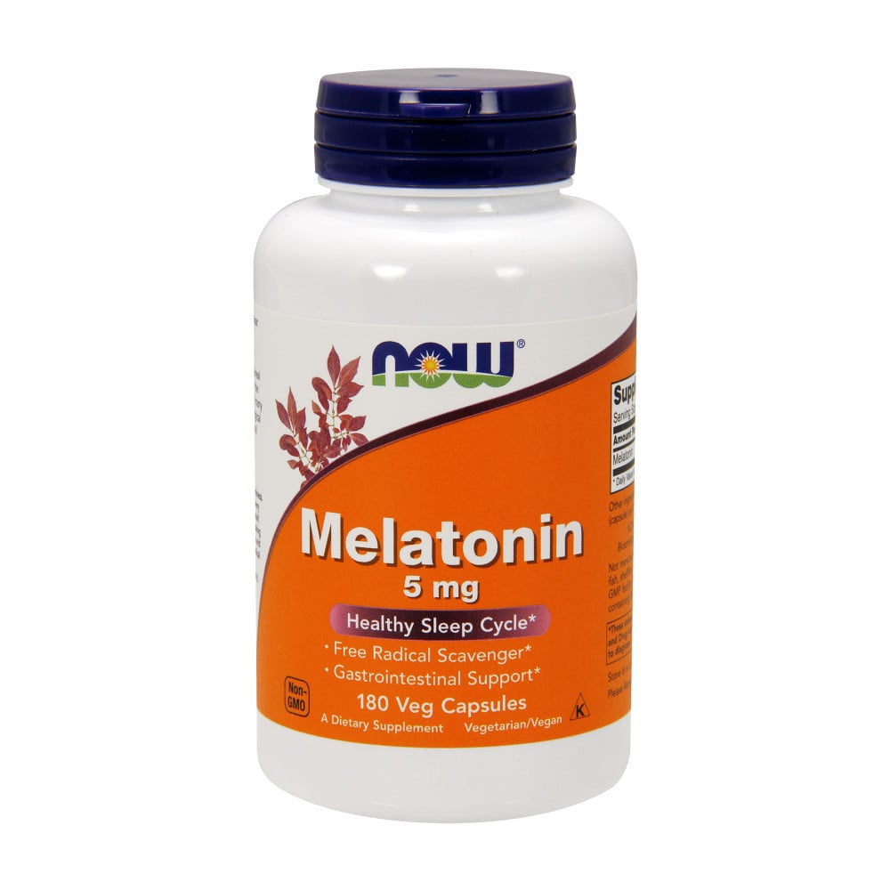 NOW Foods Melatonin 5mg - 180 VCapsules
