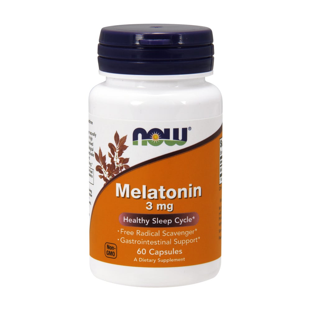 NOW Foods Melatonin 3mg - 60 VCaps