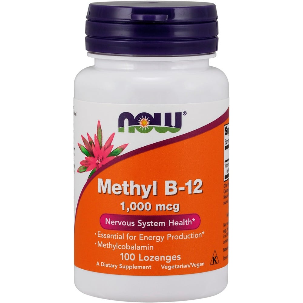 NOW Foods Methyl B-12 1,000mcg - 100 Lozenges