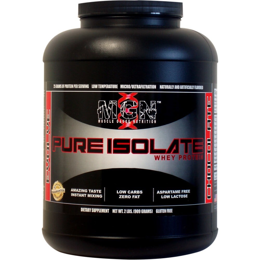 MGN Pure Whey Protein Isolate - 2lbs Chocolate