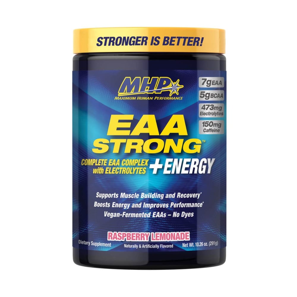 MHP EAA Strong + Energy - 30 Servings Raspberry Lemonade