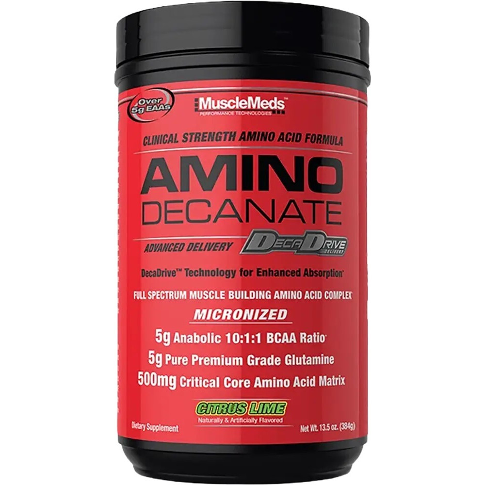 MuscleMeds Amino Decanate - 30 Servings Citrus Lime