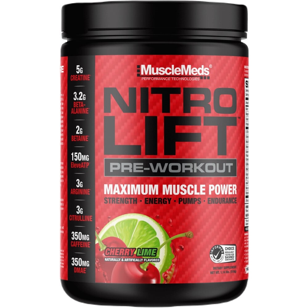 MuscleMeds Nitro Lift - 40 Servings Cherry Lime