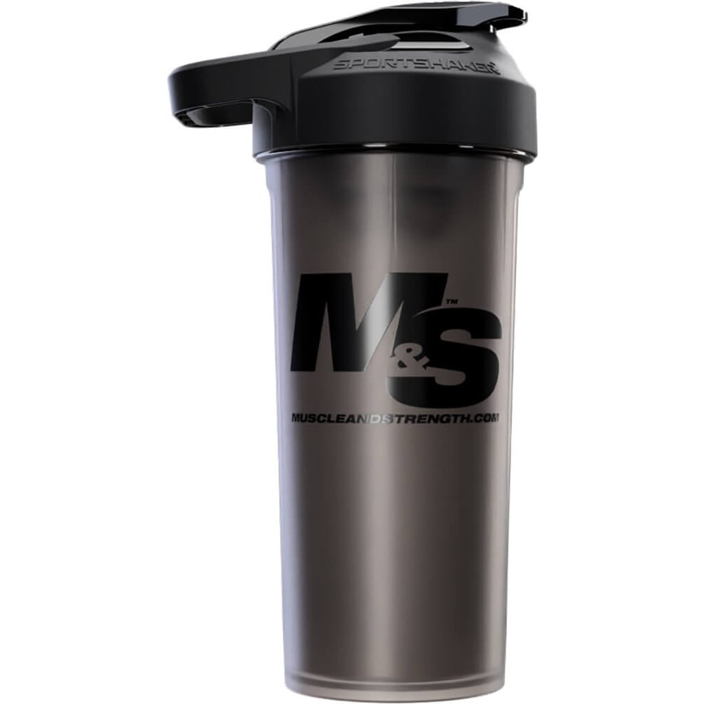 Muscle & Strength Performance Shaker - 27oz Smoked Black