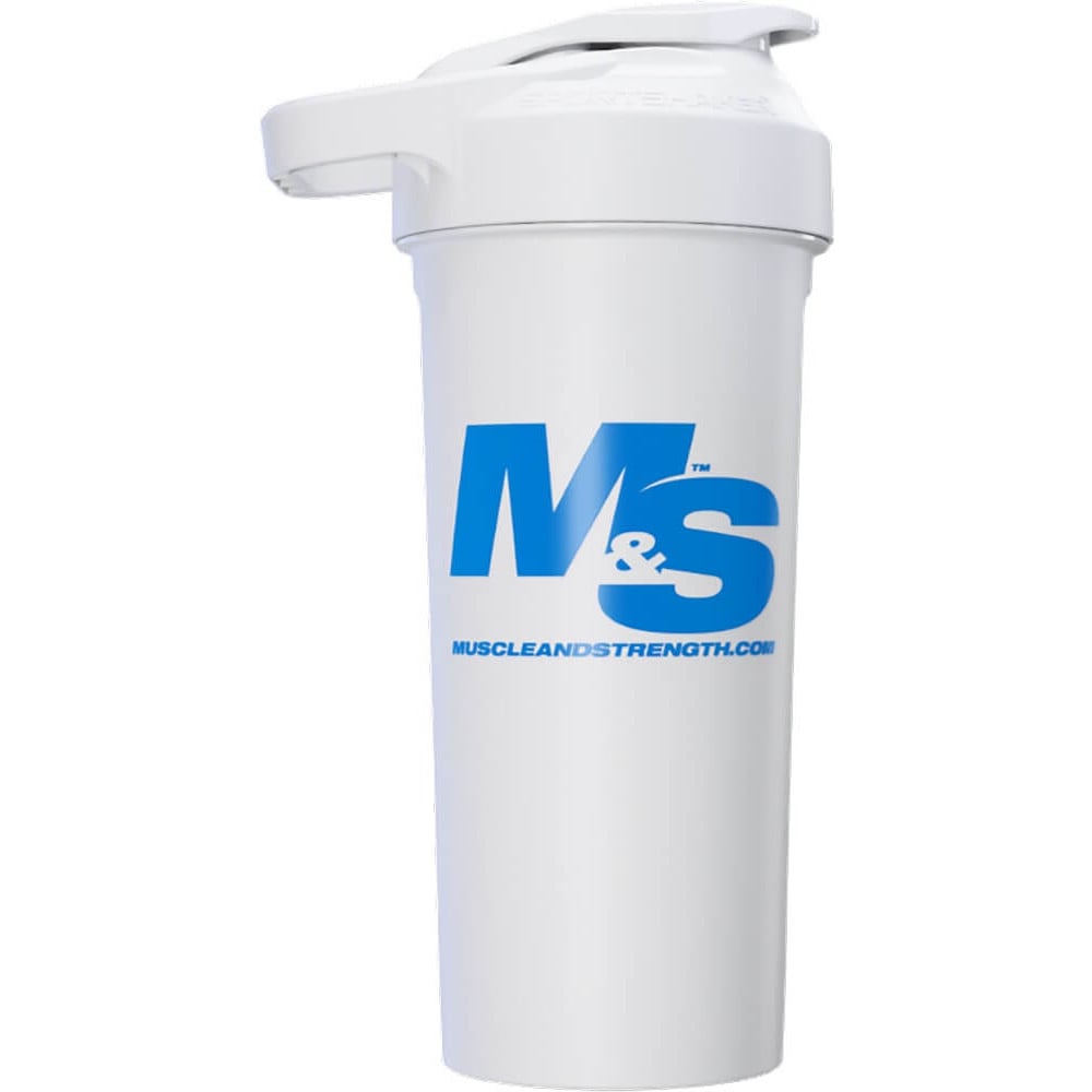 Muscle & Strength Performance Shaker - 27oz Ghost White