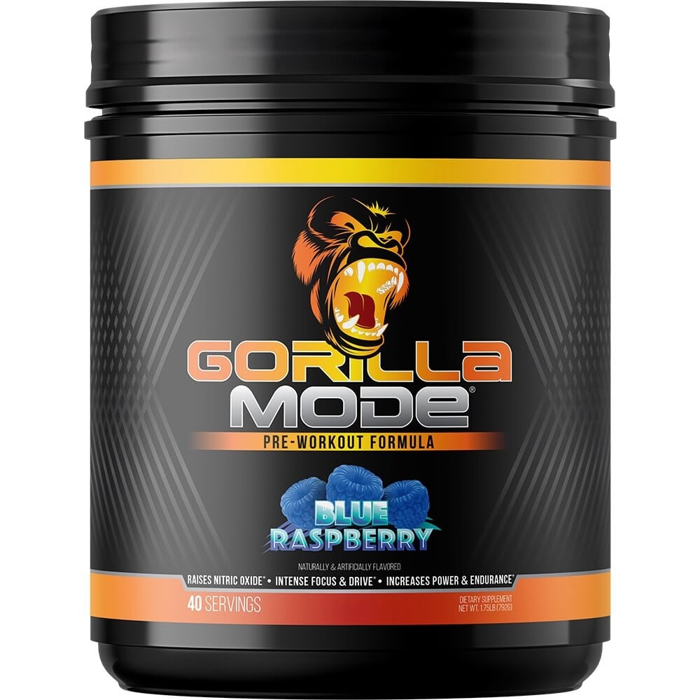 Gorilla Mind Gorilla Mode - 40 Servings Blue Raspberry