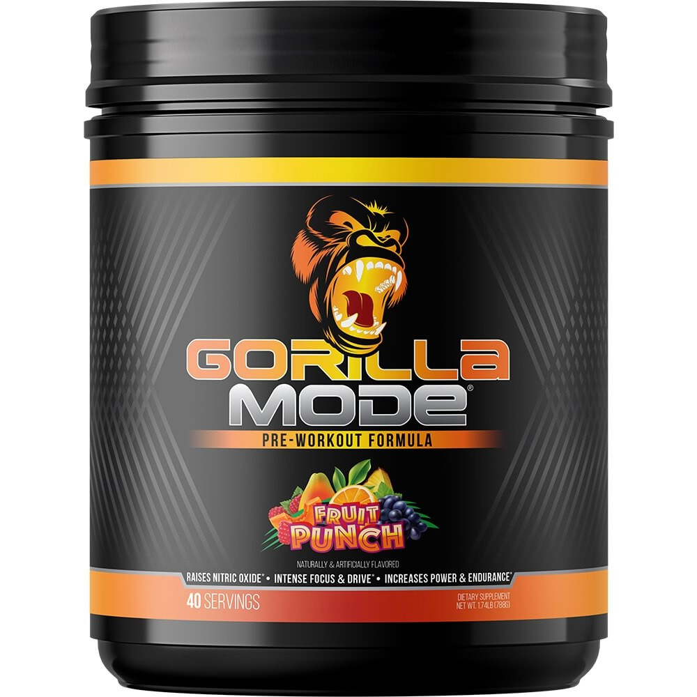 Gorilla Mind Gorilla Mode - 40 Servings Fruit Punch