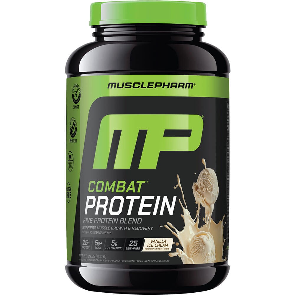MusclePharm Combat Protein Powder - 2lbs Vanilla