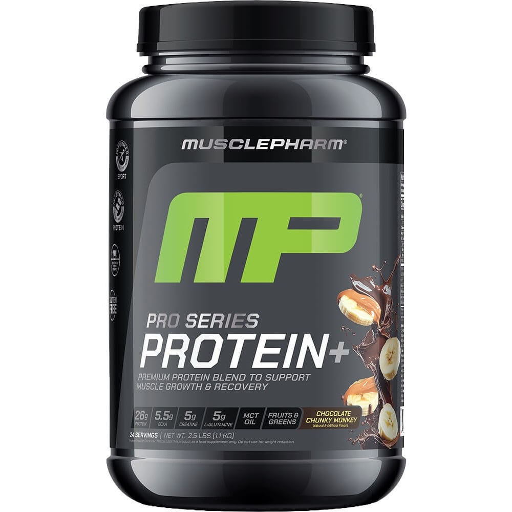 MusclePharm Pro Series Protein+ - 2lbs Chocolate Chunky Monkey
