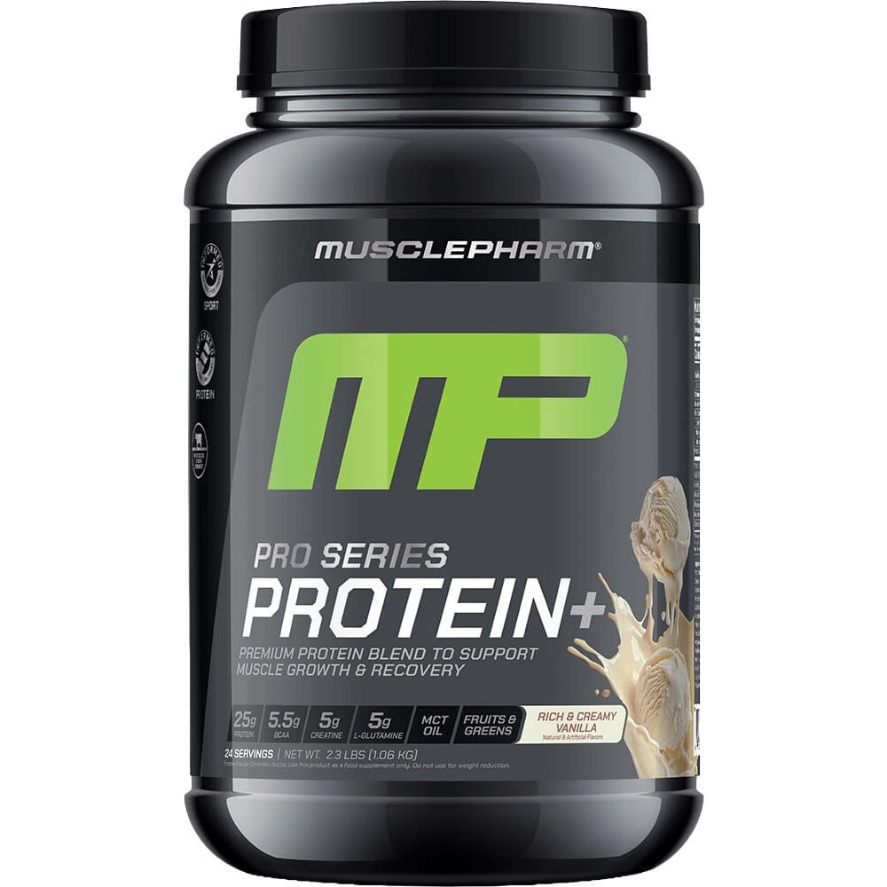 MusclePharm Pro Series Protein+ - 2lbs Rich & Creamy Vanilla