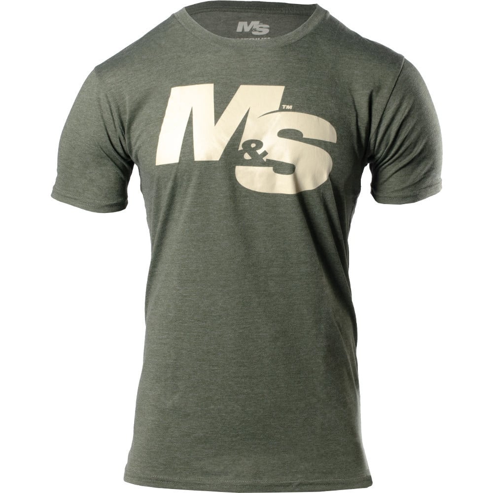 Muscle & Strength Spinal T-Shirt Medium Military Green