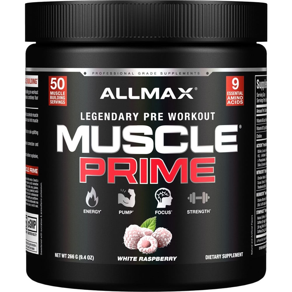 AllMax Nutrition Muscle Prime - 50 Servings White Raspberry