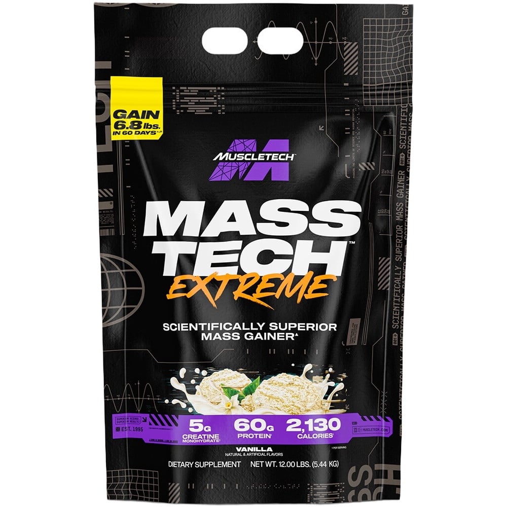 MuscleTech Mass-Tech EXTREME 2000 - 12lbs Vanilla Milkshake