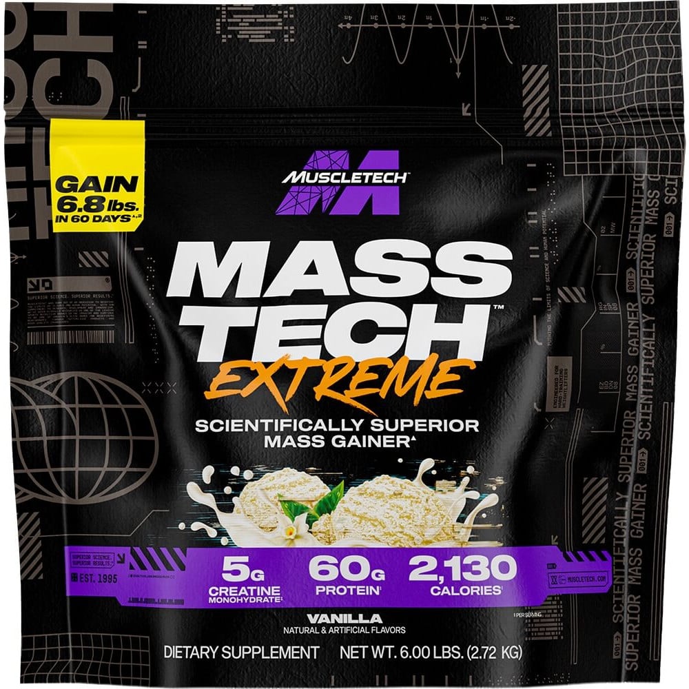 MuscleTech Mass-Tech EXTREME 2000 - 6lbs Vanilla Milkshake