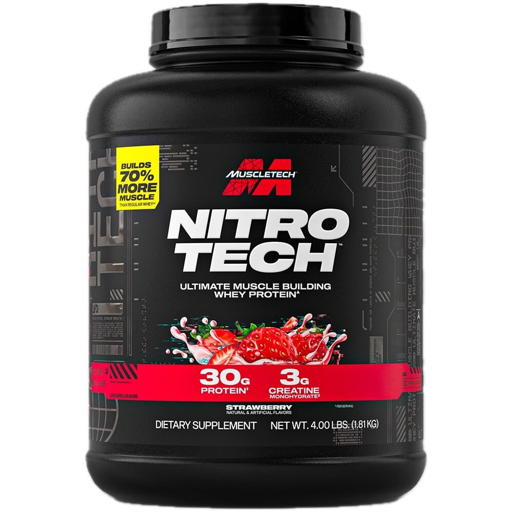 MuscleTech Nitro-Tech Performance Series - 4lbs Strawberry